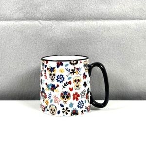 10 Strawberry Street 10SS Colorful Bella Sugar Skull Day of the Dead Coffee Mug